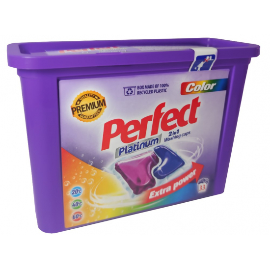 Perfect Platinum kapsule na pranie 33ks Color 2in1