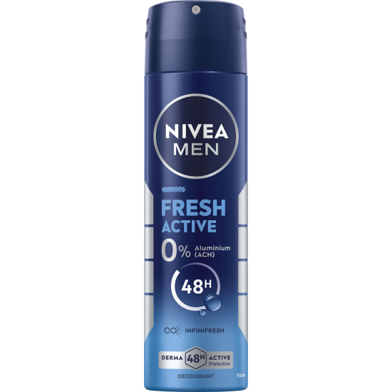 Nivea deo 150ml FM Fresh Active 0% Aluminium