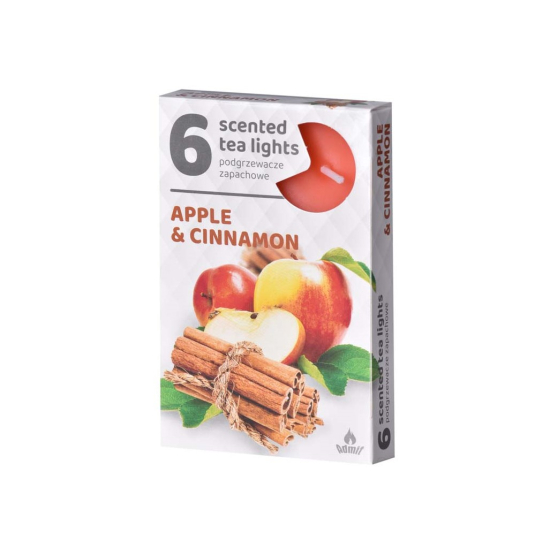 Čajové sviečky 6ks Apple&Cinnamon