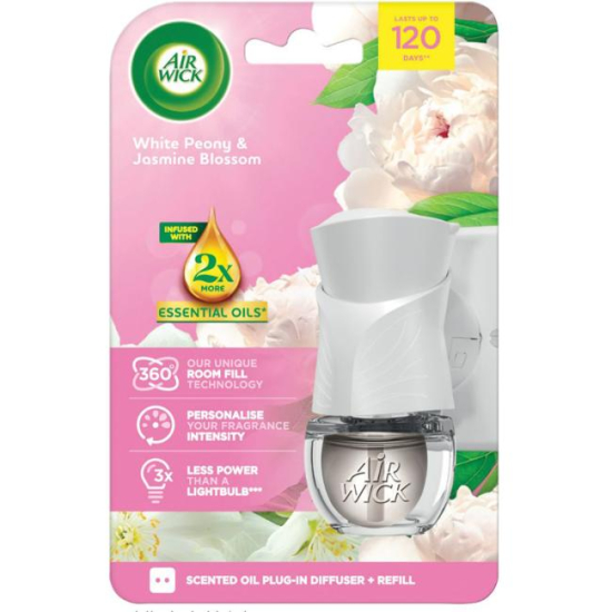 Air Wick el. komp. 19ml Biela pivonka&Jasmínový kvet