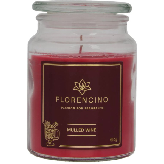 Florencino vonná sviečka v skle 510g Apple Cinnamon
