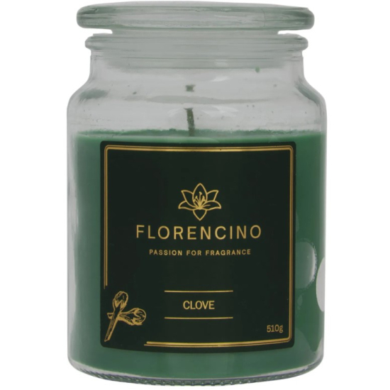 Florencino vonná sviečka v skle 510g Clove