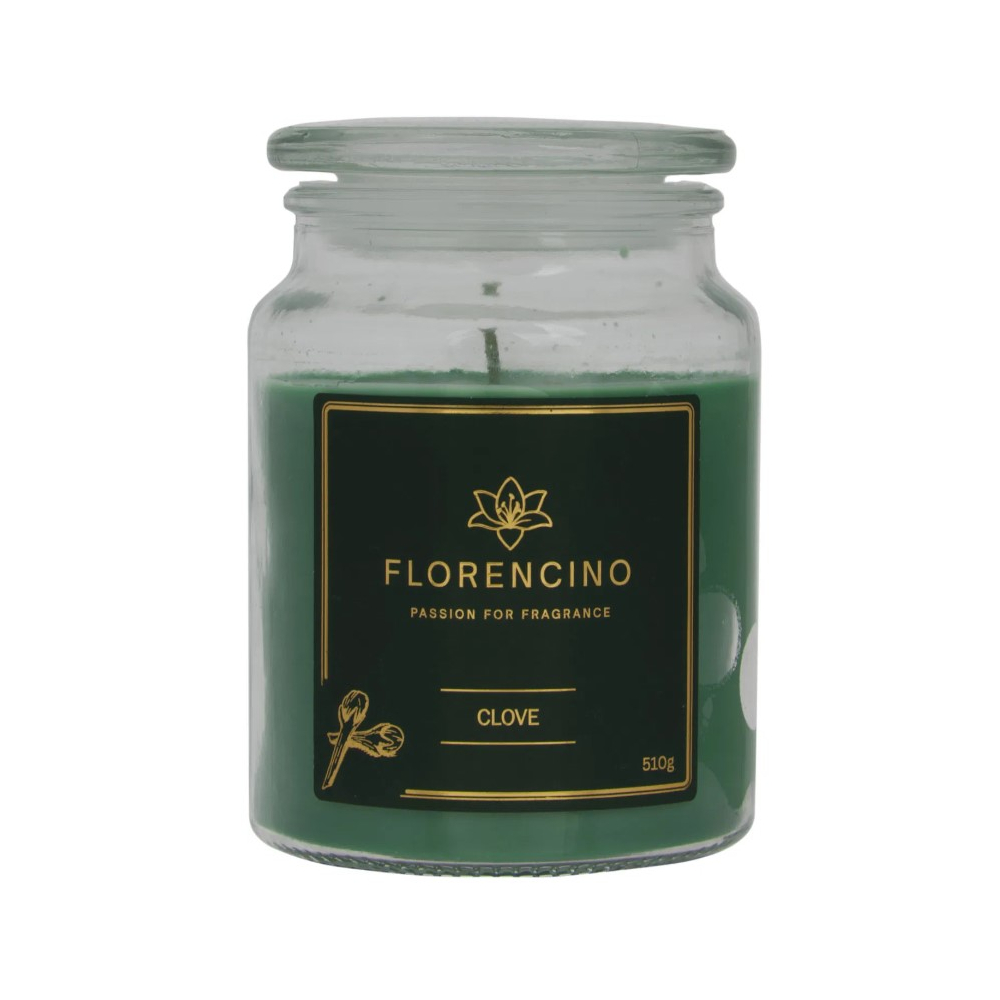 Florencino vonná sviečka v skle 510g Clove