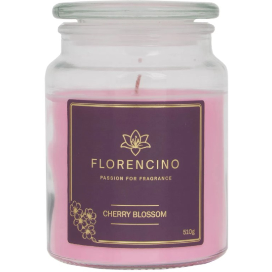 Florencino vonná sviečka v skle 510g Cherry Blossom