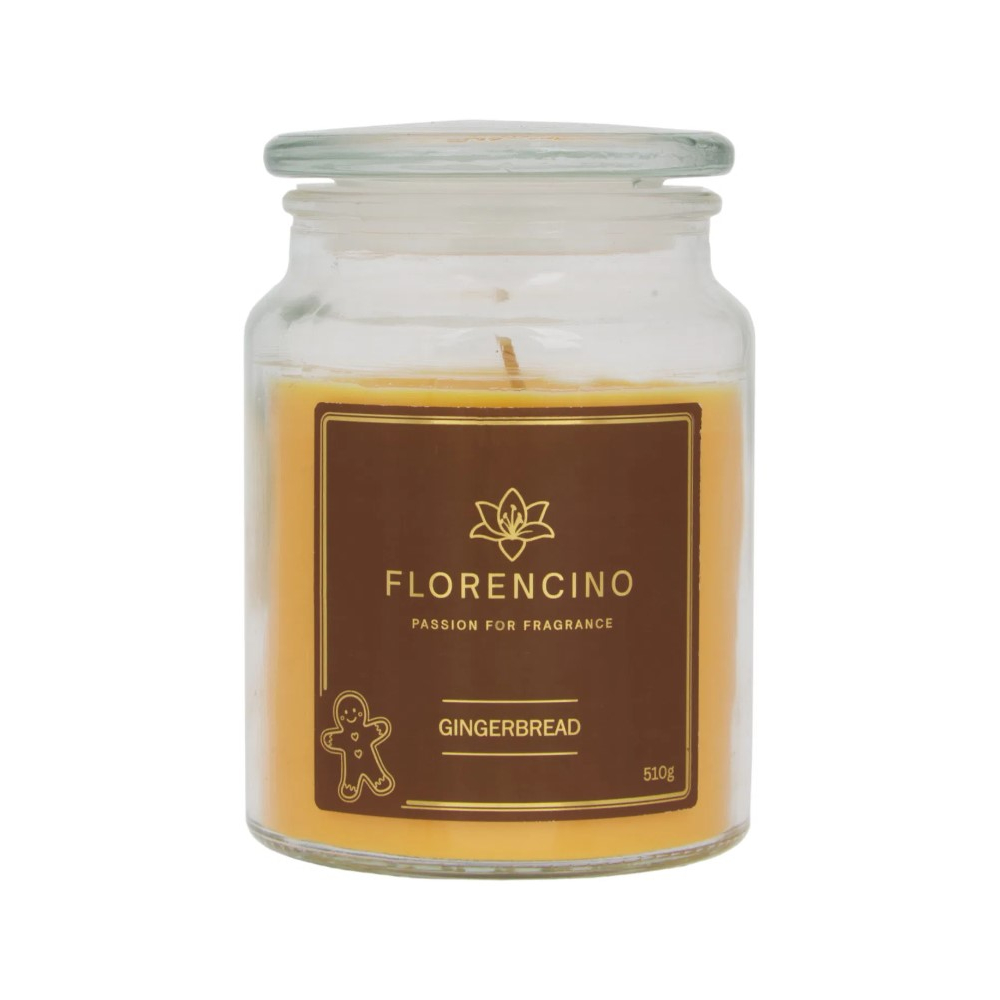 Florencino vonná sviečka v skle 510g Gingerbread
