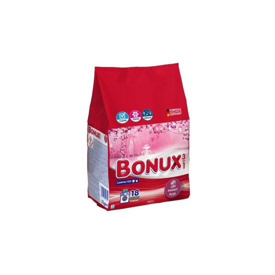 Bonux prací prášok 1,17kg Color Rose 18PD