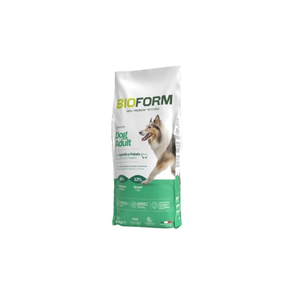 BIOFORM ADULT Prém. krmivo pre dosp. psy Jahňa+Zemiaky 3kg