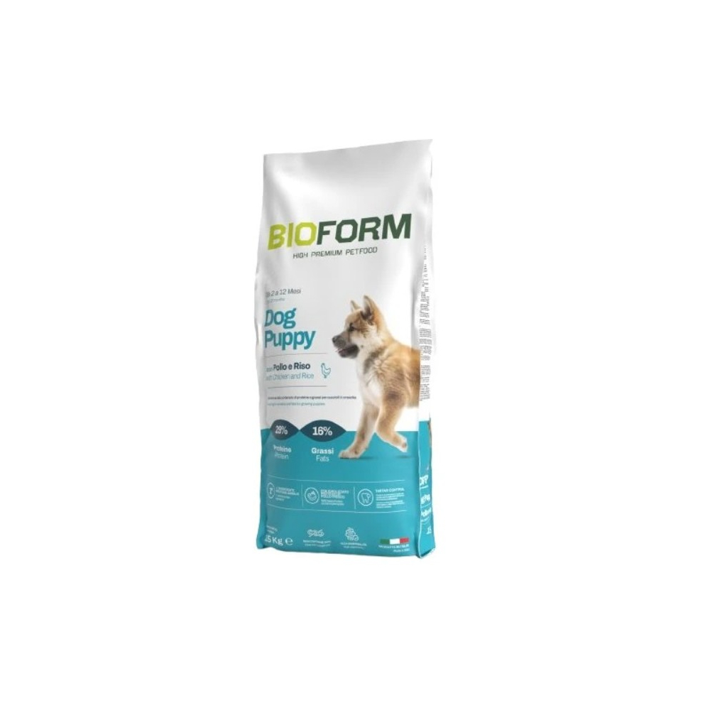 BIOFORM PUPPY Prém. krmivo pre junior psy Hydina+Ryža 3kg