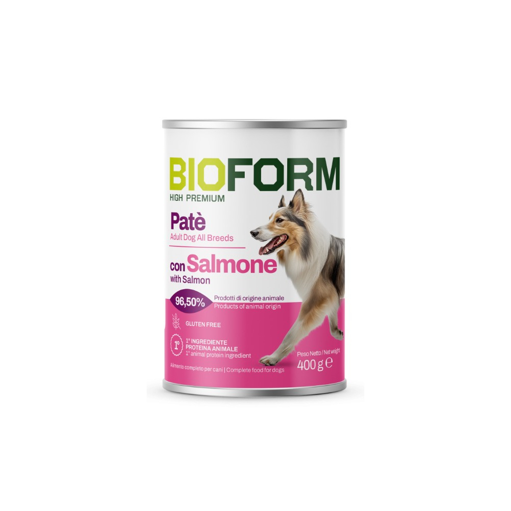BIOFORM PATÉ HIGH PREMIUM krmivo pre psov Losos 400g