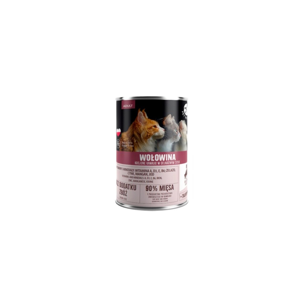 PET REPUBLIC konzerva pre mačky Hovädzia 400g