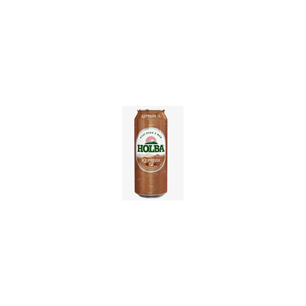 HOLBA Keprník 12, svetlé pivo v plech. 0,5L 5,0%