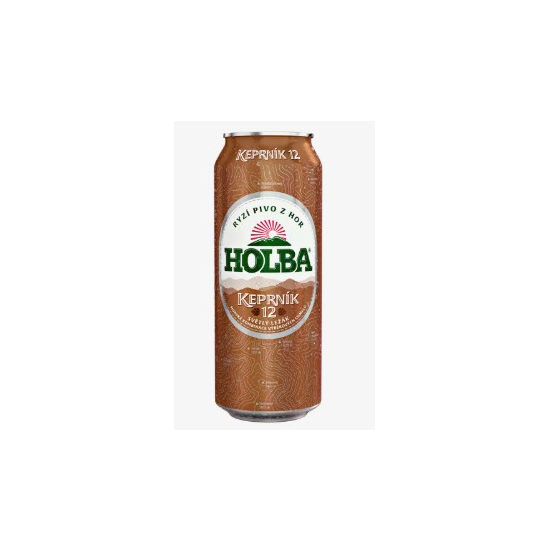 HOLBA Keprník 12, svetlé pivo v plech. 0,5L 5,0%