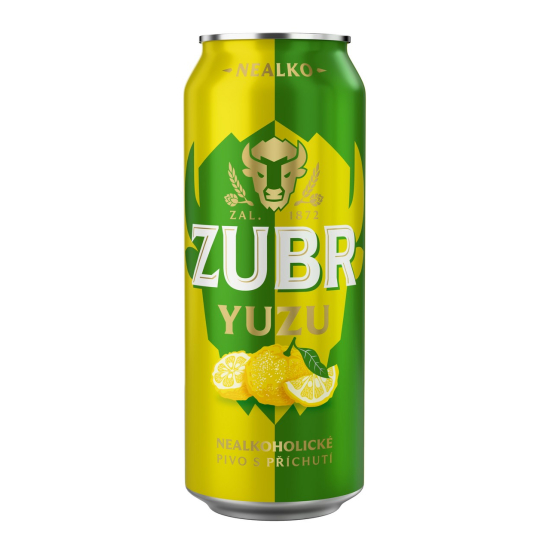 ZUBR Yuzu nelako v plech. 0,5L