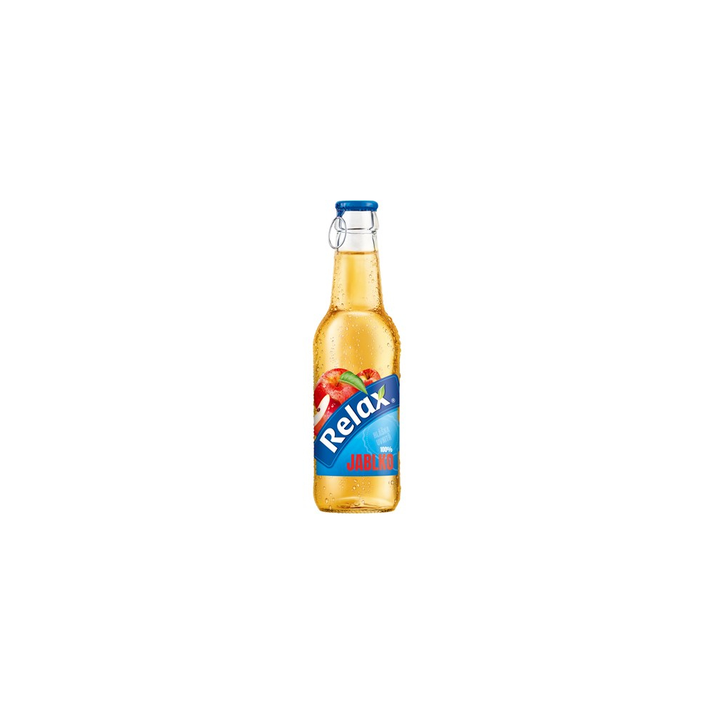 Relax viečko 0,25L sklo 100% jablko