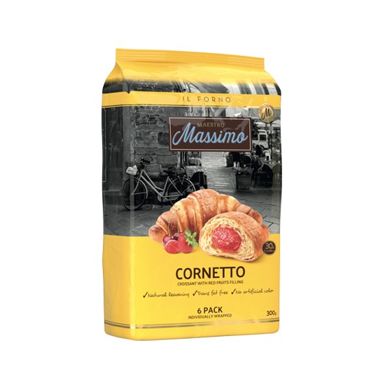 Massimo Croissant Red Fruits 6x40g