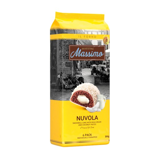 Massimo Nuvola kokosový koláčik 6x40g