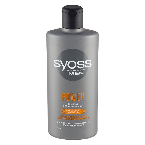 Syoss šampón na vlasy Men 440ml Power