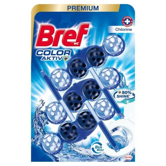 Bref WC Blok 3x50g Blue Active Color Chlorine