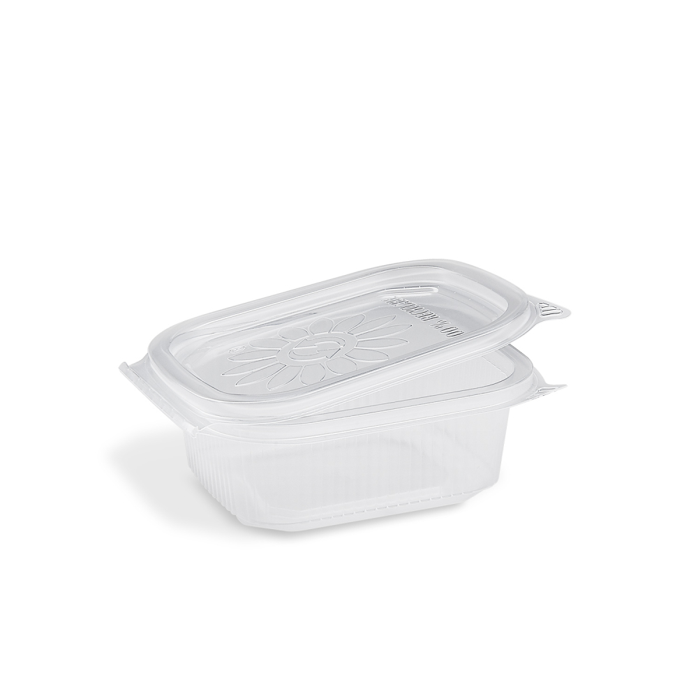 HP Miska hranatá 250ml/50ks priehľadná s vekom